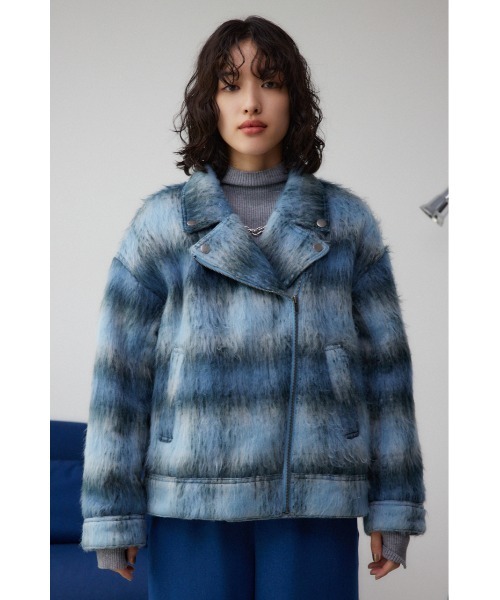 AZUL by moussy（アズールバイマウジー）の「シャギーチェック