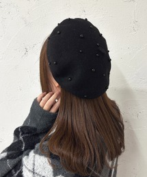 【apres jour×ARIAZ】フェイクパールベレー帽