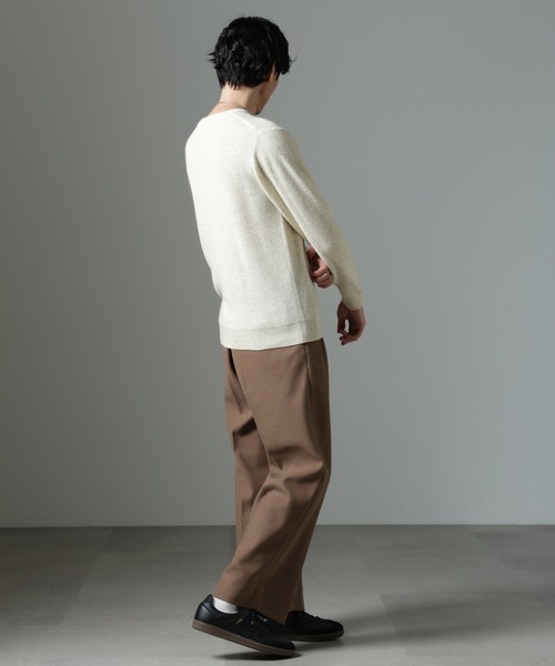 NANO universe（ナノユニバース）の「アンゴラミックス畔ニット（ニット/セーター・メンズ・グレー/ブラック/アイボリー・S/M/L）」の14枚目の写真