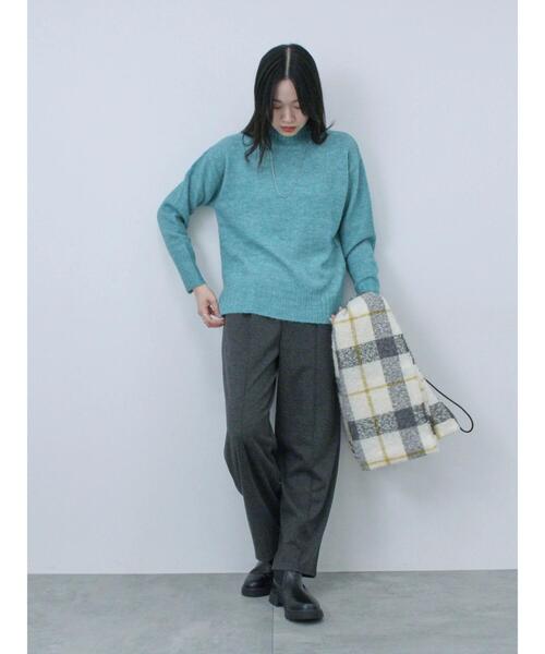 Samansa Mos2 blue（サマンサモスモスブルー）の「センターシームパンツ（その他パンツ・レディース・ブラック/カーキ/チャコールグレー/ベージュ・F）」の21枚目の写真