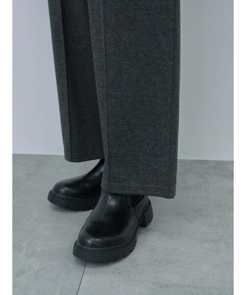 Samansa Mos2 blue（サマンサモスモスブルー）の「センターシームパンツ（その他パンツ・レディース・ブラック/カーキ/チャコールグレー/ベージュ・F）」の15枚目の写真