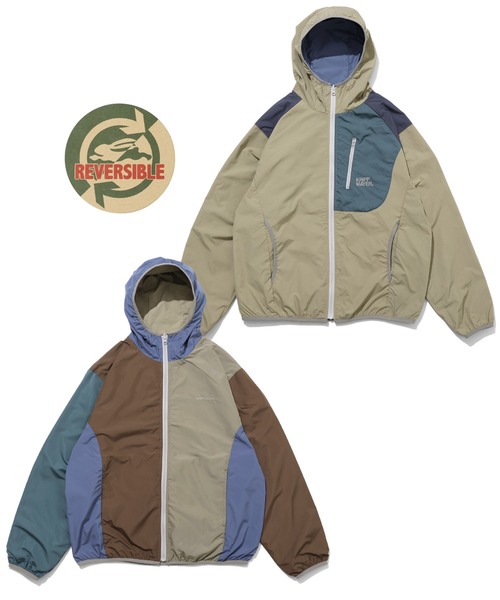 KRIFF MAYER（クリフメイヤー）の「ひっくりライトジャケット（マウンテンパーカー・メンズ・ネイビー/ベージュ/ブルー/グレー・X-LARGE/LARGE/MEDIUM）」の20枚目の写真