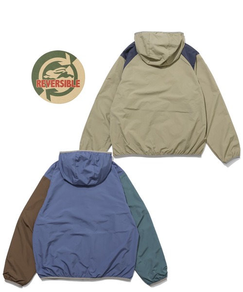 KRIFF MAYER（クリフメイヤー）の「ひっくりライトジャケット（マウンテンパーカー・メンズ・ネイビー/ベージュ/ブルー/グレー・X-LARGE/LARGE/MEDIUM）」の21枚目の写真