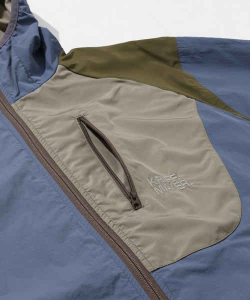 KRIFF MAYER（クリフメイヤー）の「ひっくりライトジャケット（マウンテンパーカー・メンズ・ネイビー/ベージュ/ブルー/グレー・X-LARGE/LARGE/MEDIUM）」の6枚目の写真