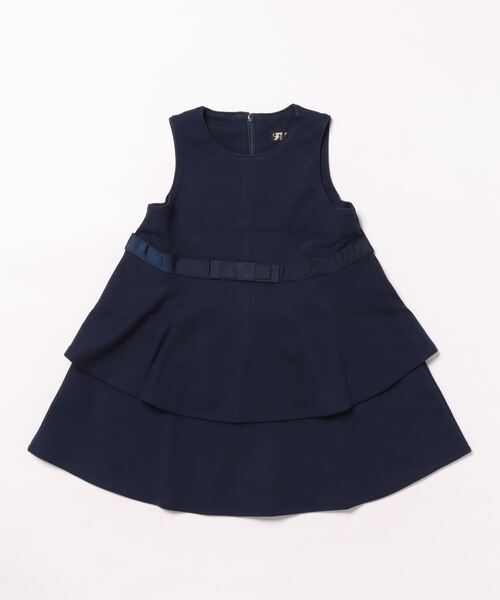 nino 2段ペプラムジャンパースカート（ワンピース）｜nino（ニノ）