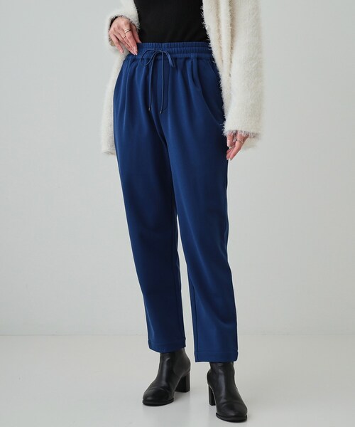 SHOO・LA・RUE(シューラルー)の「◆【洗える/SS-3L/あったか】スマートに見える 裏起毛イージーパンツ(その他パンツ・レディース・ブラック/ベージュ/チャコールグレー/ブルー・03/04/05/10/01/02)」の1枚目の写真