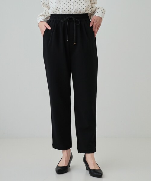 SHOO・LA・RUE(シューラルー)の「◆【洗える/SS-3L/あったか】スマートに見える 裏起毛イージーパンツ(その他パンツ・レディース・ブラック/ベージュ/チャコールグレー/ブルー・03/04/05/10/01/02)」の5枚目の写真