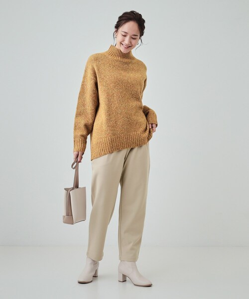 SHOO・LA・RUE(シューラルー)の「◆【洗える/SS-3L/あったか】スマートに見える 裏起毛イージーパンツ(その他パンツ・レディース・ブラック/ベージュ/チャコールグレー/ブルー・03/04/05/10/01/02)」の15枚目の写真