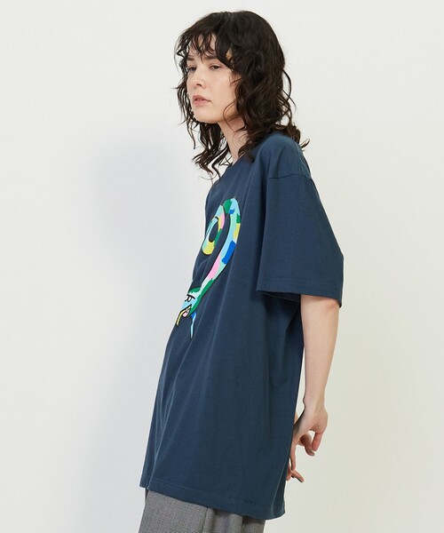 FRAPBOIS(フラボア)の「ETO-T’25 Tシャツ(Tシャツ/カットソー・レディース・ネイビー/ホワイト/グレー・1/2)」の4枚目の写真