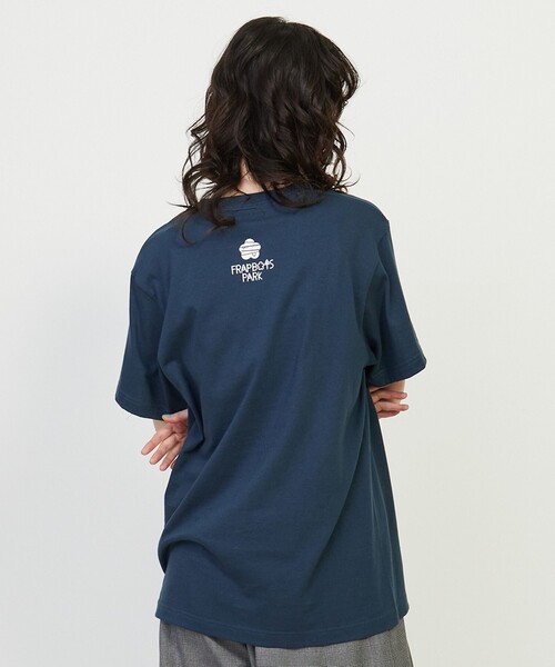 FRAPBOIS(フラボア)の「ETO-T’25 Tシャツ(Tシャツ/カットソー・レディース・ネイビー/ホワイト/グレー・1/2)」の5枚目の写真