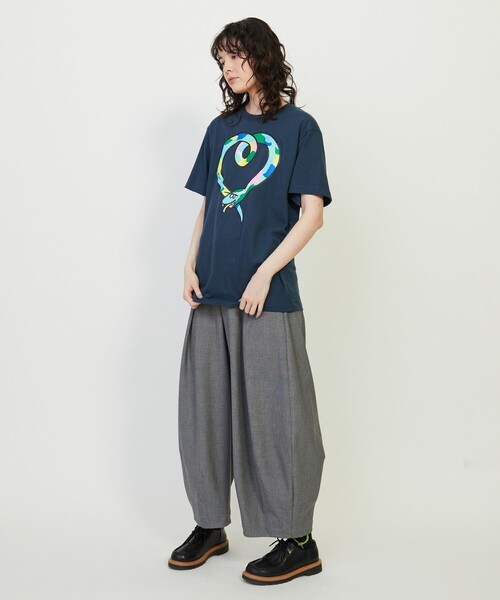 FRAPBOIS(フラボア)の「ETO-T’25 Tシャツ(Tシャツ/カットソー・レディース・ネイビー/ホワイト/グレー・1/2)」の10枚目の写真