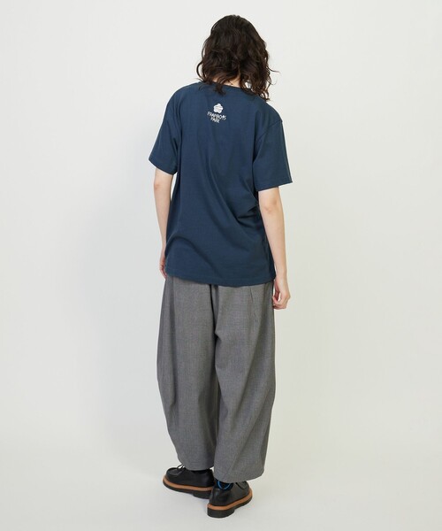 FRAPBOIS(フラボア)の「ETO-T’25 Tシャツ(Tシャツ/カットソー・レディース・ネイビー/ホワイト/グレー・1/2)」の11枚目の写真