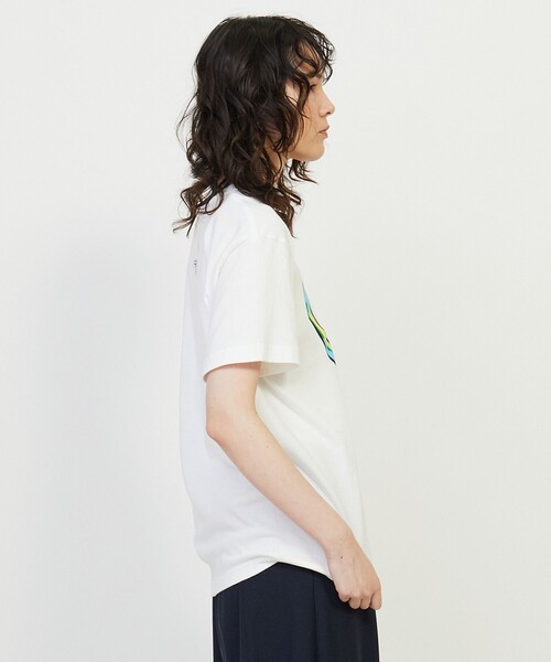 FRAPBOIS(フラボア)の「ETO-T’25 Tシャツ(Tシャツ/カットソー・レディース・ネイビー/ホワイト/グレー・1/2)」の12枚目の写真