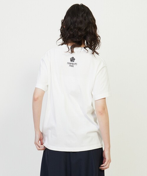 FRAPBOIS(フラボア)の「ETO-T’25 Tシャツ(Tシャツ/カットソー・レディース・ネイビー/ホワイト/グレー・1/2)」の13枚目の写真