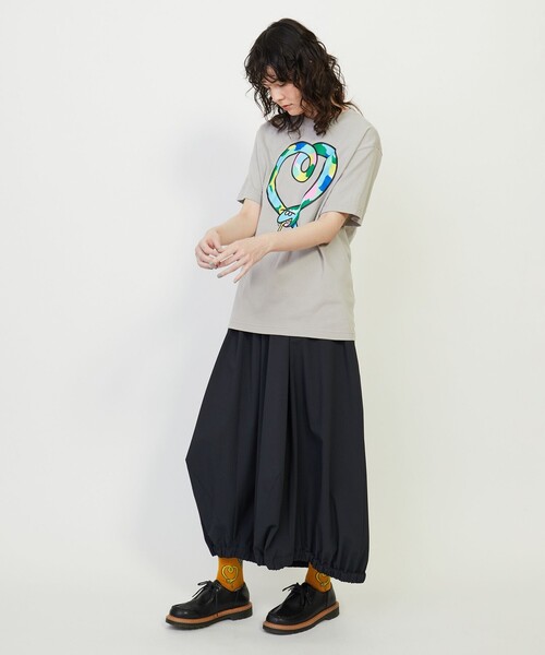 FRAPBOIS(フラボア)の「ETO-T’25 Tシャツ(Tシャツ/カットソー・レディース・ネイビー/ホワイト/グレー・1/2)」の21枚目の写真
