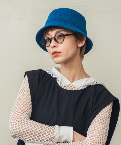 ORIENT(オリエント)の「PILE THERMO HAT《形状記憶》パイル織りサーモバケットハット(ハット・レディース・ブラック/アイボリー/ネイビー・FREE)」の6枚目の写真