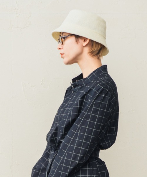 ORIENT(オリエント)の「PILE THERMO HAT《形状記憶》パイル織りサーモバケットハット(ハット・レディース・ブラック/アイボリー/ネイビー・FREE)」の5枚目の写真