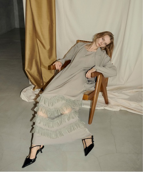 Transparent hem setup dress（ドレス）｜et.UNiVER（エトユニベール