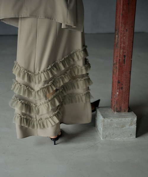 Transparent hem setup dress（ドレス）｜et.UNiVER（エトユニベール