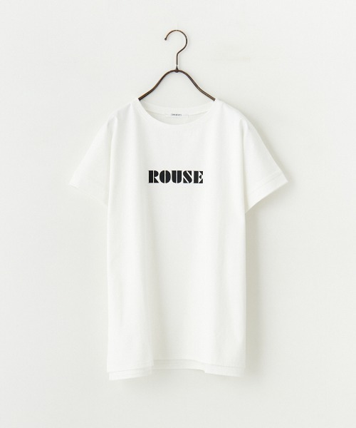 nenom（ネノム）の「[nenom/ネノム] ロゴプリント グリッターＴシャツ（Tシャツ/カットソー・レディース・チャコールグレー/オフホワイト/ベージュ・F）」の14枚目の写真