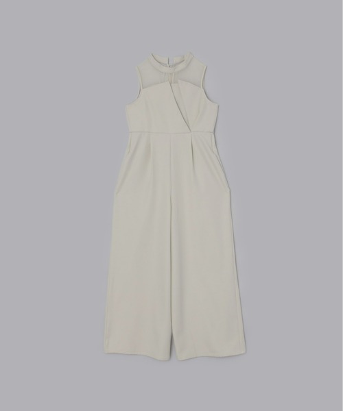 Olu.（オルドット）の「オーガンジードッキングオールインワン（つなぎ/オールインワン・レディース・アイボリー/チャコールグレー・FREE）」の19枚目の写真