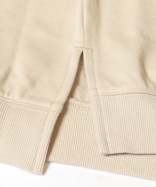 coca（coca）（コカ）の「キッズ　裏毛胸刺繍プルパーカー（パーカー・キッズ・チャコール/ベージュ・150/140/130/120）」の16枚目の写真