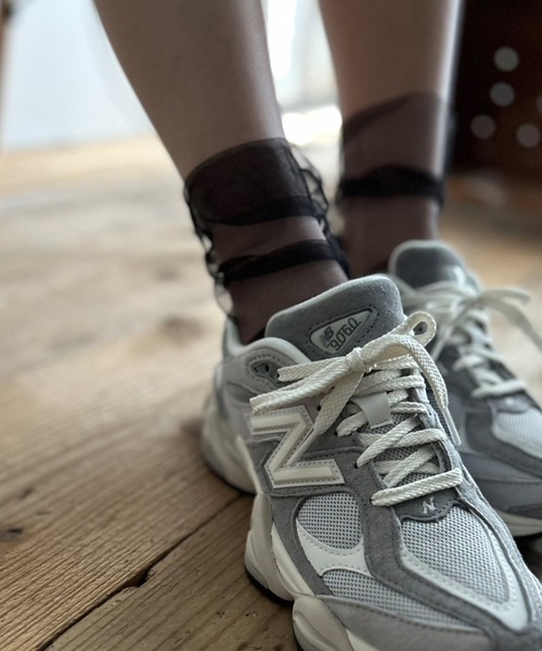 Kotoe（コトエ）の「チュール シースルーソックス シアー靴下（ソックス/靴下・レディース・ホワイト/ピンク/ブラック/グレー・FREE）」の6枚目の写真