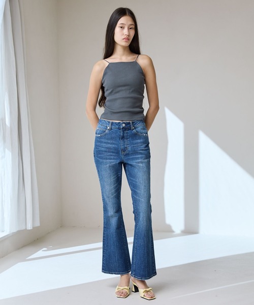 FOREVER 21（フォーエバー トゥエンティーワン）の「【2025SS】フレアデニム（デニムパンツ・レディース・ネイビー/グレー/ブルー・SMALL/MEDIUM/LARGE）」の15枚目の写真