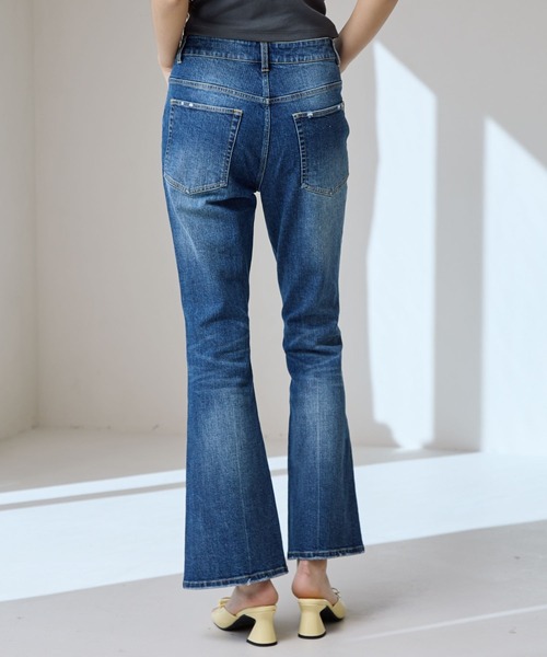 FOREVER 21（フォーエバー トゥエンティーワン）の「【2025SS】フレアデニム（デニムパンツ・レディース・ネイビー/グレー/ブルー・SMALL/MEDIUM/LARGE）」の17枚目の写真