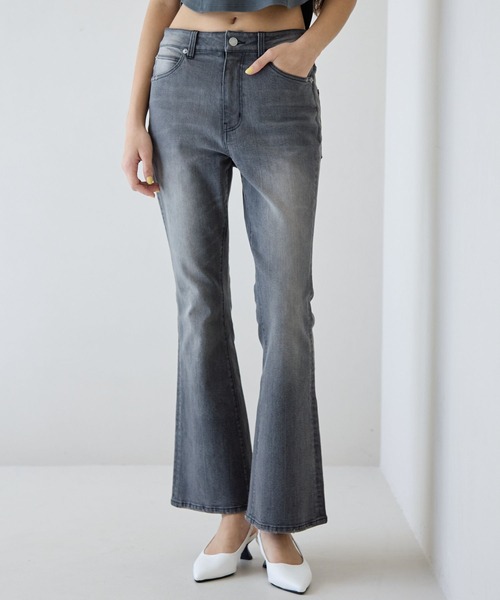 FOREVER 21（フォーエバー トゥエンティーワン）の「【2025SS】フレアデニム（デニムパンツ・レディース・ネイビー/グレー/ブルー・SMALL/MEDIUM/LARGE）」の20枚目の写真