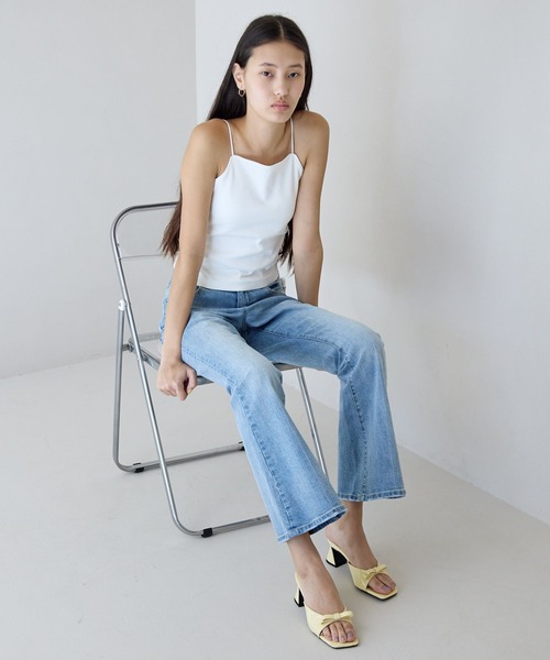 FOREVER 21（フォーエバー トゥエンティーワン）の「【2025SS】フレアデニム（デニムパンツ・レディース・ネイビー/グレー/ブルー・SMALL/MEDIUM/LARGE）」の8枚目の写真