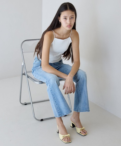 FOREVER 21（フォーエバー トゥエンティーワン）の「【2025SS】フレアデニム（デニムパンツ・レディース・ネイビー/グレー/ブルー・SMALL/MEDIUM/LARGE）」の9枚目の写真