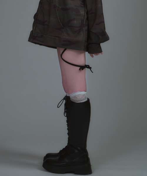 セール】Strap Short Pants / ストラップショートパンツ（デニム