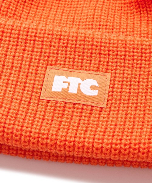FTC（エフティーシー）の「BOX LOGO BEANIE（ニットキャップ/ビーニー・メンズ・オレンジ/オリーブ/ブラック・FREE）」の7枚目の写真