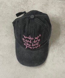 kutir | kutirlune／メッセージ刺繍キャップ(キャップ)