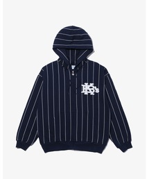 KEBOZ | STRIPE SWEAT FULL ZIP HOODIE(パーカー)