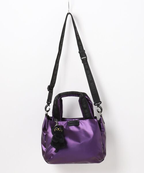 ANNA SUI（アナスイ）の「ワンダー 2wayトートバッグ（トートバッグ・レディース・パープル/ブラック/ブラック×ブラック/シルバー・FREE）」の3枚目の写真