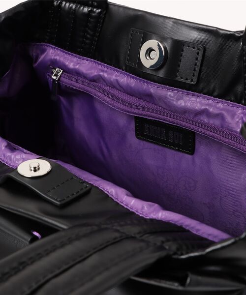 ANNA SUI（アナスイ）の「ワンダー 2wayトートバッグ（トートバッグ・レディース・パープル/ブラック/ブラック×ブラック/シルバー・FREE）」の7枚目の写真