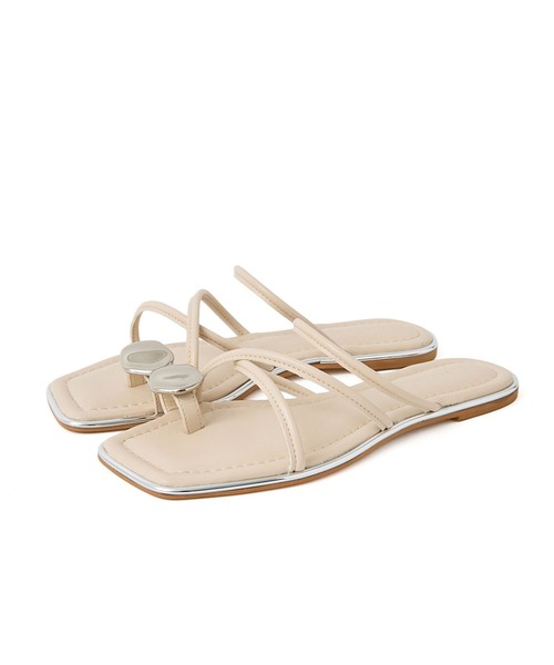strap flat sandal（サンダル）｜ROSE BUD（ローズバッド）の