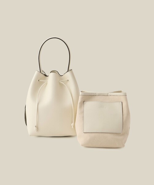 ROPE'(ロペ)の「2WAYドロストレザーバッグ(ショルダーバッグ・レディース・オフホワイト/ベージュ系その他/シルバー・FREE)」の13枚目の写真