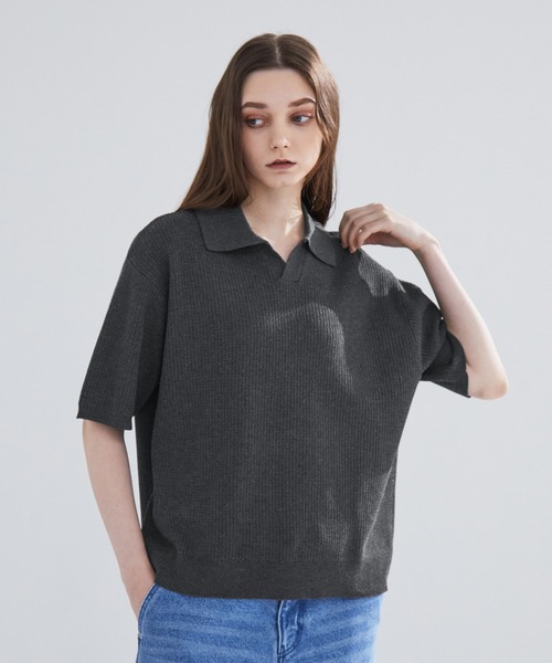 LUENNA（ルエナ）の「【LUENNA】 Skipper Knit Polo Shirt