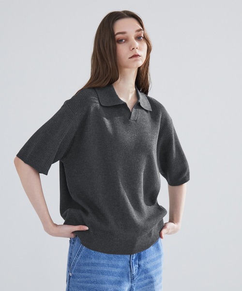 フ*ウ様 Prada スキッパーニットポロ フ*ウ様 Prada スキッパー