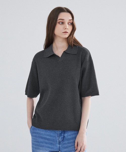 MEIAS L'ECHOPPE別注LILY スキッパーニットポロ ネイビー MEIAS SKIPPER 春来たる｜L'ECHOPPE（レショップ）｜ブログ