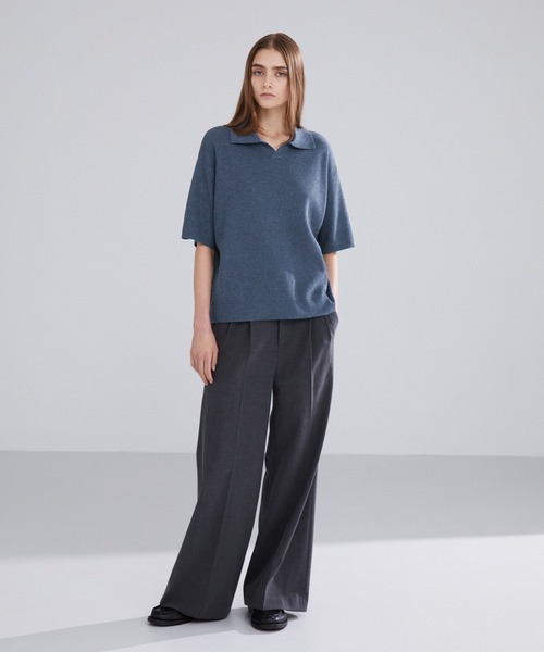 OneMall provides ZOZO products: 【LUENNA】 Skipper Knit Polo Shirt 