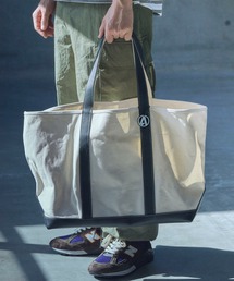 ADAMPATEK/leather combi basic big tote bag/レザーコンビベーシックビッグトート