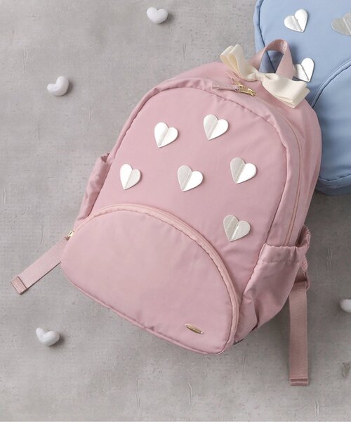 ハート柄水色リュック新品タグ付き