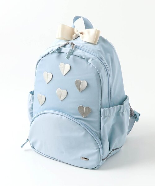 ハート柄水色リュック新品タグ付き
