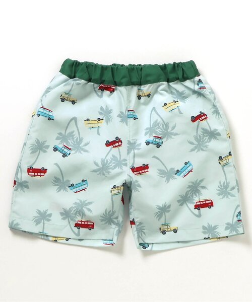 apres les cours(アプレレクール)の「【UVカット】サファリカー・海モチーフ・ヨット柄トランクス水着(水着・キッズ・グリーン/ネイビー/イエロー・80/90/100/110/120/130)」の17枚目の写真