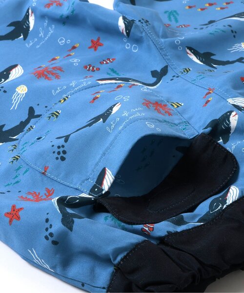 apres les cours(アプレレクール)の「【UVカット】サファリカー・海モチーフ・ヨット柄トランクス水着(水着・キッズ・グリーン/ネイビー/イエロー・80/90/100/110/120/130)」の18枚目の写真