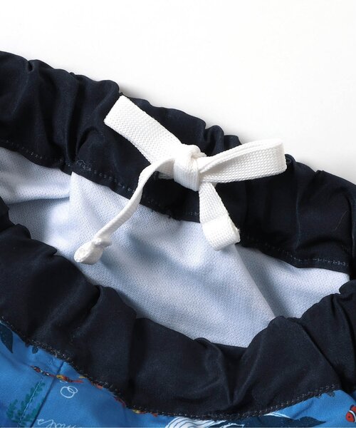 apres les cours(アプレレクール)の「【UVカット】サファリカー・海モチーフ・ヨット柄トランクス水着(水着・キッズ・グリーン/ネイビー/イエロー・80/90/100/110/120/130)」の20枚目の写真